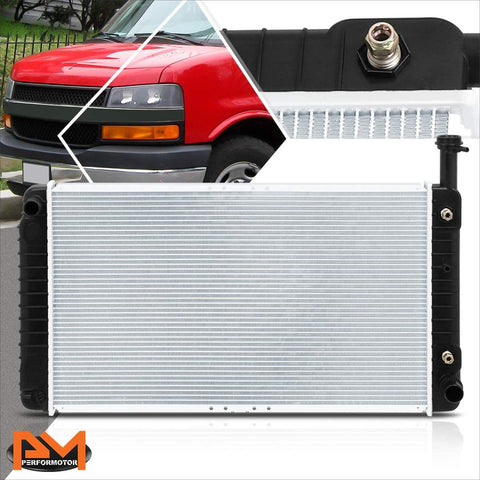 DPI-2793 Aluminum OE Style Radiator Compatible with Chevy Express/GMC Savana 4.3L AT 04-14