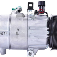 New Mando 10A1536 AC Compressor with Clutch Original Equipment (Pre-filled Oil)