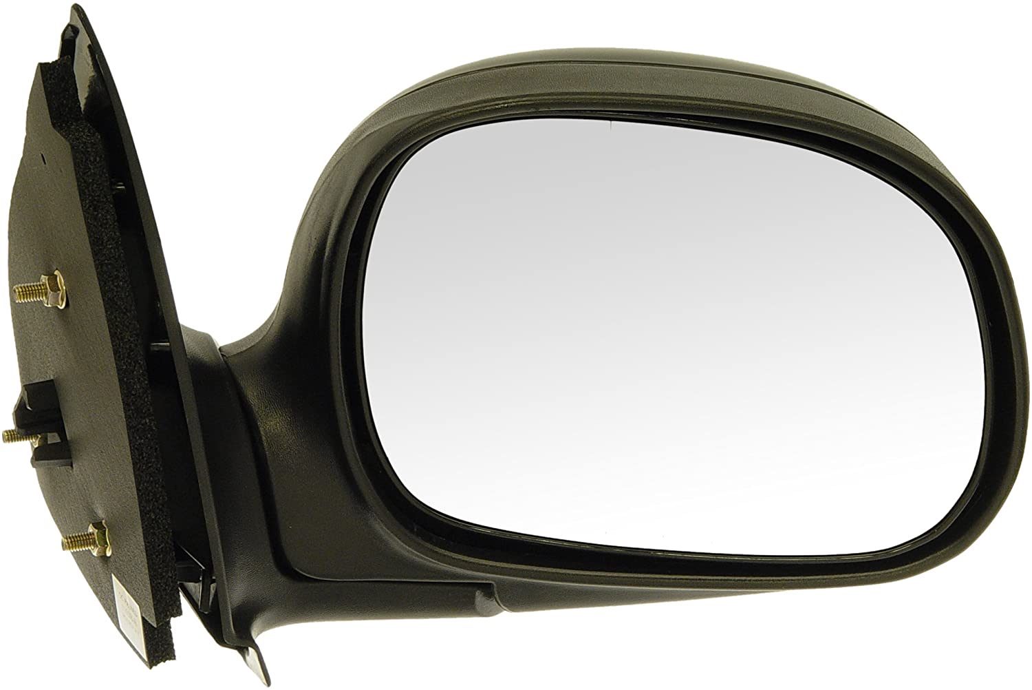 Dorman 955-014 Driver Side Manual Door Mirror - Folding for Select Ford Models, Black