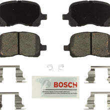 Bosch BE741H Blue Disc Brake Pad Set with Hardware For: Chevrolet Prizm; Toyota Corolla, Front
