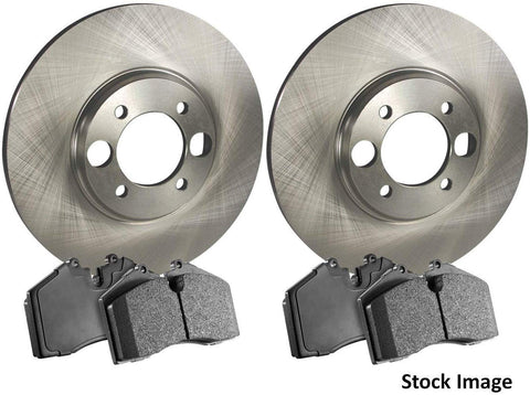 2018 for Hyundai Tucson Rear Premium Quality Disc Brake Rotors And Ceramic Brake Pads - (For Both Left and Right) One Year Warranty
