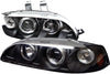 Spyder Auto 444-HC921P-4D-AM-BK Projector Headlight