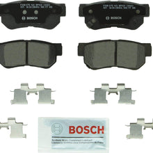 Bosch BP813 QuietCast Premium Semi-Metallic Disc Brake Pad Set For Select Hyundai Azera, Elantra, Santa Fe, Sonata, Tucson, XG300, XG350; Kia Amanti, Magentis, Optima, Sportage; Rear