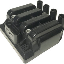 Ignition Coil Pack - Compatible with Volkswagen Golf, Jetta, Beetle 2.0L Vehicles - Replaces Part 06A905097A - Fits 2001, 2002, 2003, 2004, 2005 Models - 2001 Jetta Coil Pack, Golf 2.0 and more