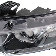 Headlight Assembly Compatible with 2016-2019 Honda Civic Halogen Coupe Hatchback Sedan Driver Side