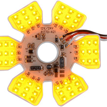 GG Grand General 81777 Blue Light Ultra Thin Air Cleaner Hex 54 LED Dual Function