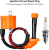 Qnbes Ignition Coil Spark Plug Fit for Suzuki LTZ400 Quadsport 2003-2013, Replace 33410-09F00 33410-26GA0