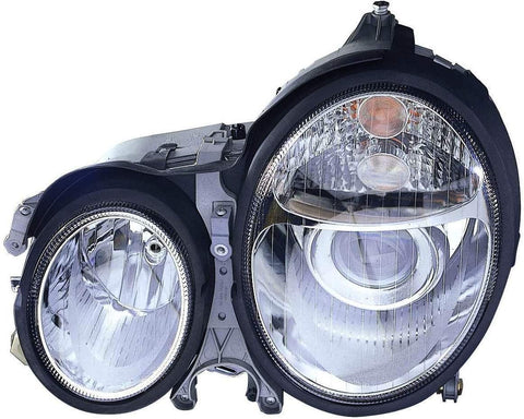 Depo 340-1118PXAS Chrome Headlight Assembly Projector for Mercedes Benz E Class
