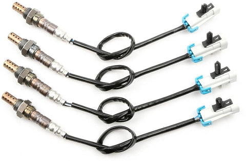 MOSTPLUS O2 Oxygen Sensor Compatible with 03 04 05 GMC Sierra 1500 5.3L 15284 SG1857 (Set of 4)