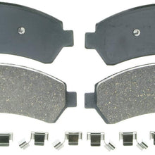 Wagner QuickStop ZD726 Ceramic Disc Pad Set Includes Pad Installation Hardware, Front
