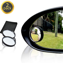 Drive Safe Blind Spot Mirrors HD 2" Fixed Round Glass Blind Spot Mirror 2-Pack | Ultimate Rear View Mirror for All Cars | Eliminate and Improve Your Blind Spots | Ideal for Parallel Parking