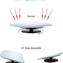Dependable Direct HD Frameless Blind Spot Mirror - Fan Shaped 2.5" Convex Glass Mirror - Two-Way Design (Fixed and 360° Adjustable Angle Use) - Rear View - Pack of 2