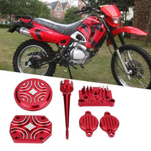 Dress Up Kits, Aluminum Engine Dress Up Cover Kit Parts Fit for Lifan 110cc 125cc Pit Dirt Bike Red