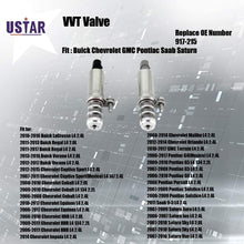 Intake Exhaust Camshaft Position Actuator Solenoid Valve Replacement for Cobalt HHR Malibu Equinox GMC 2.0L 2.2L 2.4L Engine 12655421 12655420
