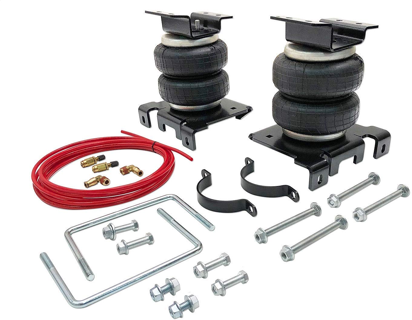 Tuff Country 74250 Leveling Solutions Suspension Air Bags Kit Rear No Drilling Required Leveling Solutions Suspension Air Bags Kit