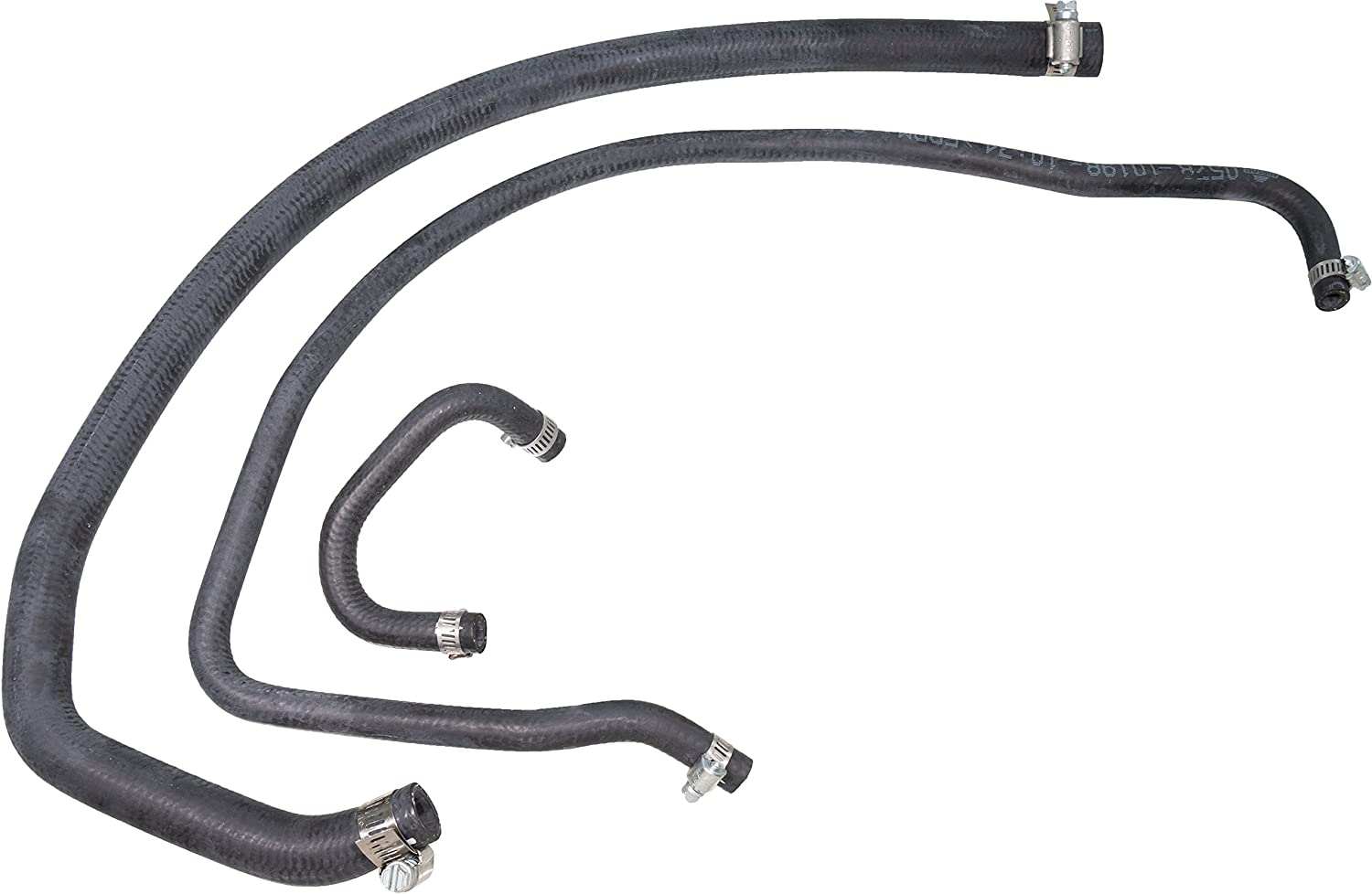 APDTY 140057 Coolant Heater Hose To Throttle Body Rubber Line Set With Clamps Fits 4.0L V6 Engine 2006-2017 Nissan Frontier 2012-2016 NV1500 NV2500 NV3500 2005-2012 Pathfinder 2005-2015 Xterra