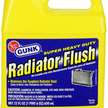 Gunk Radiator Flush, HD, 22 Oz