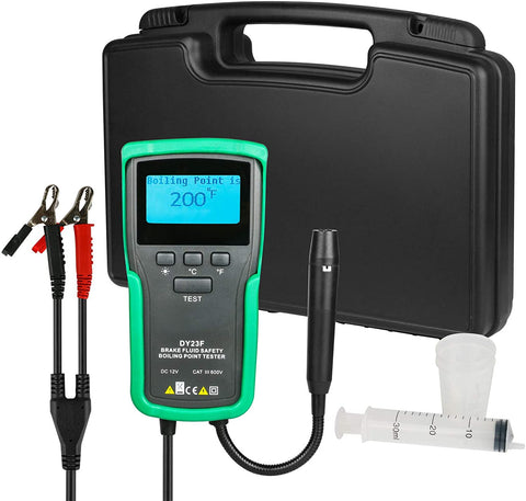 BELEY Automotive Brake Fluid Boiling Point Tester, High-Precision Brake Oil Moisture Water Boiling Temperature Testing for Vehicle DOT3 DOT4 DOT5 DOT5.1 Super DOT4