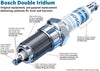 Bosch 9607 Double Iridium Spark Plug, Up to 4X Longer Life (Pack of 1)