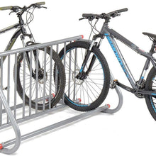 Global Industrial Grid Bike Rack, Double Sided, Powder Coated Galvanized Steel, 18-Bike Capacity