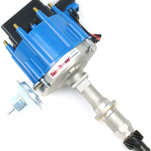 Pertronix D1202 Flame-Thrower Distributor HEI with Blue Cap for Pontiac Small Block/Big Block