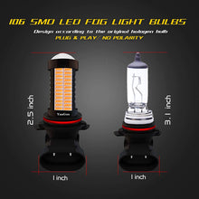 YaaGoo H10/9140/9145 yellow LED Fog DRL Driving Lights bulbs,Replacement of Halogen,360 degree bright,2pcs