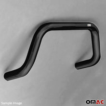 OMAC Auto Accessories Bull Bar | Stainless Steel Front Bumper Protector | Black Grill Guard Fits for s Jeep Wrangler 2007-2017