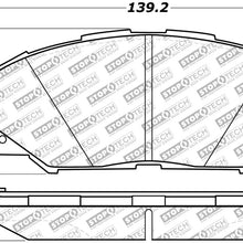 StopTech 305.12100 Street Select Brake Pads with Hardware