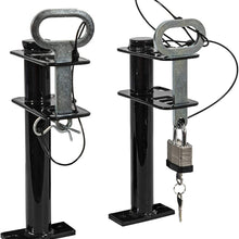 Buyers Products LT18 2 Channel Lockable Trimmer Rack, 2-Position, Black