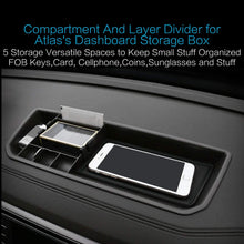 MECHCOS Interior Car Center Console Dashboard Storage Box Organizer Holder Tray Compatible with fit for Volkswagen Atlas 2018 2019