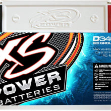 XS Power D3400 XS Series 12V 3,300 Amp AGM High Output Battery with M6 Terminal Bolt