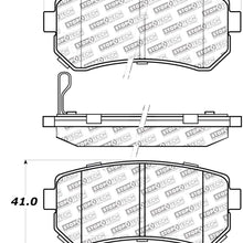 StopTech 305.11570 Street Select Brake Pad, 5 Pack