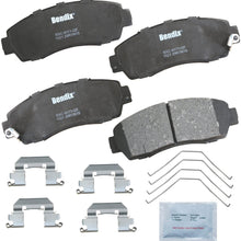 Bendix Premium Copper Free CFC1521 Ceramic Brake Pad (with Installation Hardware Front)