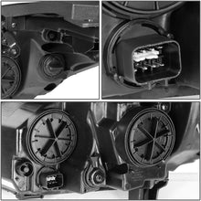 DNA MOTORING Black/Clear HL-OH-HSON15-BK-CL1 Factory Style Front Bumper Projector Headlight Lamp Set