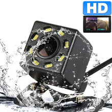 Waterproof Reversing Camera, Backup Camera for Car, HD 8 Night Vision Rear View Camera, Suitable for 12V Wired Screen, 170° Wide Angle, Waterproof IP68
