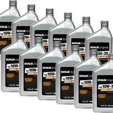 Replaces Kohler 12PK Kohler Command Engine 10W-30 Motor Oil Case Of (12) 25 357 06s 1 Quart Bottles