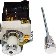 A-Team Performance Headlight Switch Dash Dimmer Billet Aluminum Compatible with Chevy GM Street Rod Truck