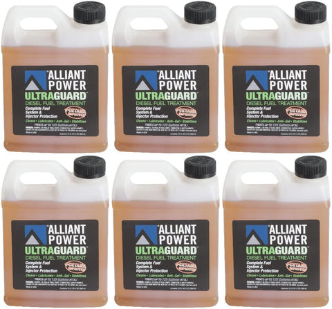 Alliant Power ULTRAGUARD Diesel Fuel Treatment - 6 Pack of 32 oz Jugs # AP0502