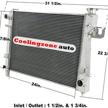 CoolingSky Full Aluminum Engine Radiator for Dodge Ram 1500/2500/3500 Pickup Truck 5.7L V8 2003-2009