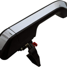 Dorman 96614 Rear Driver Side Exterior Door Handle for Select Honda Models, Black and Chrome