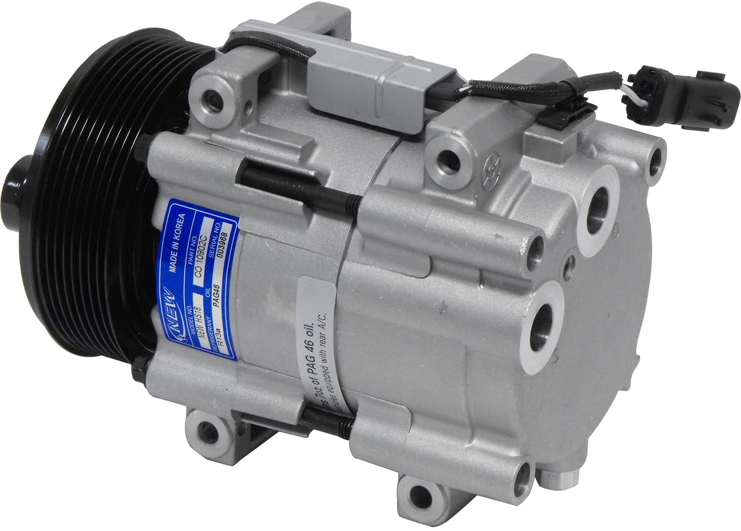 UAC CO 10902C A/C Compressor, GREY