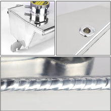 For 97-04 Chevy Corvette 5.7L V8 Aluminum Coolant Expansion Recovery Tank Bottle Reservoir 5/8 inches Barb (Silver)
