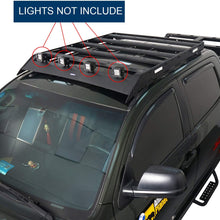 Hooke Road Tundra Roof Rack Cargo Carrier Compatible with Toyota Tundra Crewmax Pickup Truck 2007 2008 2009 2010 2011 2012 2013