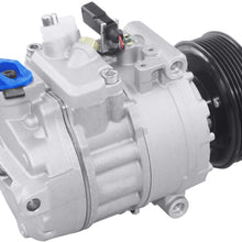 Deebior 1pc A/C Compressor & Clutch Compatible with 2007-2010 Q7 3.6L 2007-2017 Touareg 3.6L 2005 Touareg 3.2L