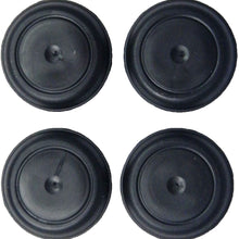 Upper Bound Set of 4 Rubber Body Floor Pan Drain Plugs for Jeep Wrangler TJ 1997 to 2006 Models