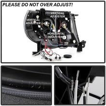 ACANII - For 2005-2011 Toyota Tacoma LED DRL Halo Ring Black Housing Projector Headlights Headlamps, Driver & Passenger