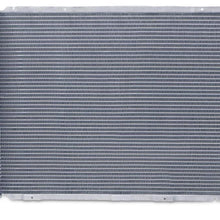 Full Aluminum Radiator Replacement 2813 Compatible For Dodge Ram 1500 2500 3500 2004-2009 Silver