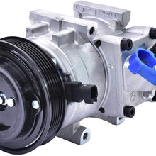 New Mando 10A1520 AC Compressor with Clutch Original Equipment (Pre-filled Oil)