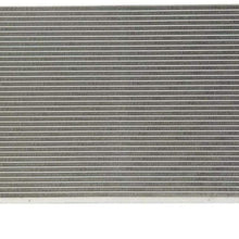 VioletLisa All Aluminum Air Condition Condenser 1 Row Compatible with 1998-2000 QX4 3.3L 1998-2000 Pathfinder 3.3L V6 Without Oil Cooler