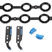 Donepart Valve Cover Gaskets with Cam Chain Tensioner Compatible for Audi A6 A4 S4 Allroad 1997-2005 Volkswagen Passat 1998-2005 2.7L 2.8L